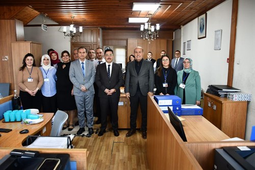 Sayın Kaymakamımız Ayhan TERZİ, Kurum Denetimleri Kapsamında İlçe Tapu Müdürlüğünü Ziyaret Etti