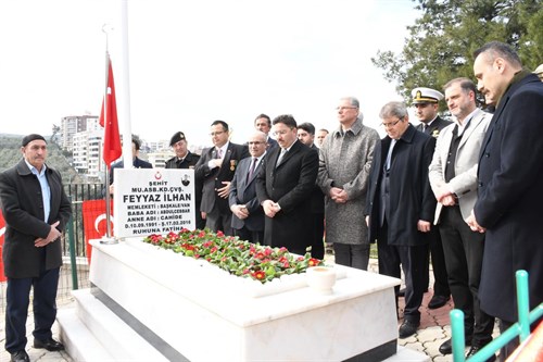 Kahraman Şehidimiz Muharebe Asb. Kıdemli Çavuş Feyyaz İLHAN, Şehadetinin 9. Yıldönümünde Kabri Başında Dualarla Anıldı